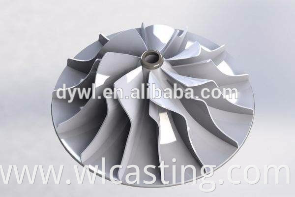 cnc machining machinery investment impeller blade pump